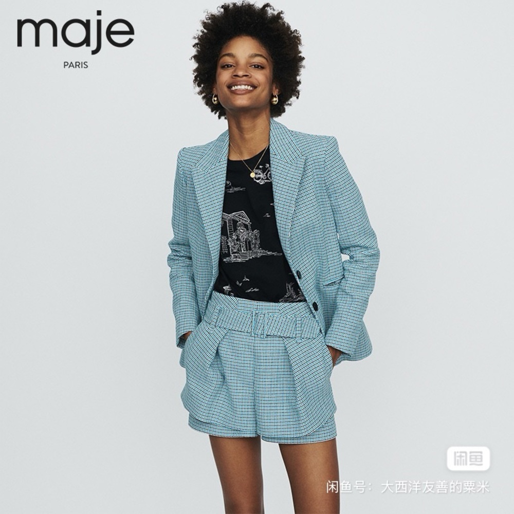 Maje Teal Blazer set